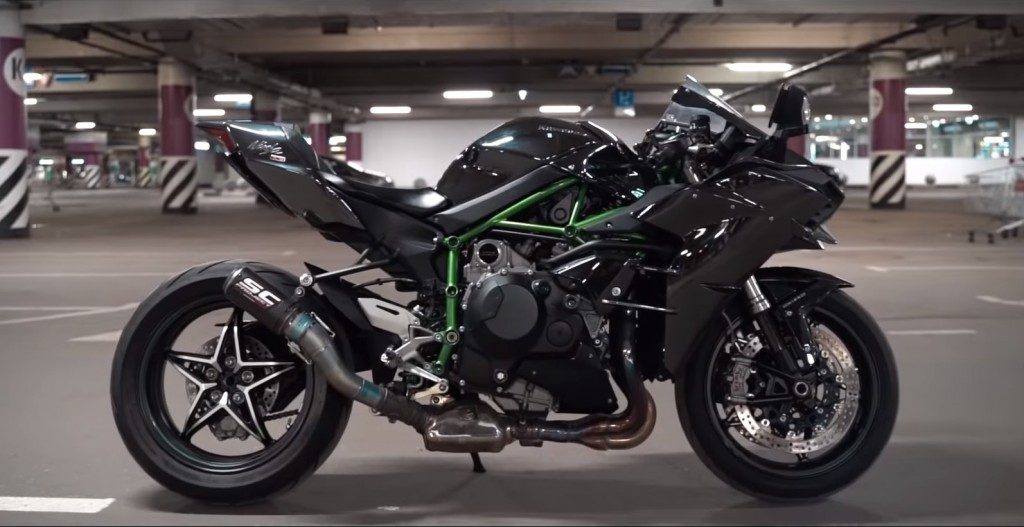 Мотоцикл Kawasaki Ninja H2 2017 обзор